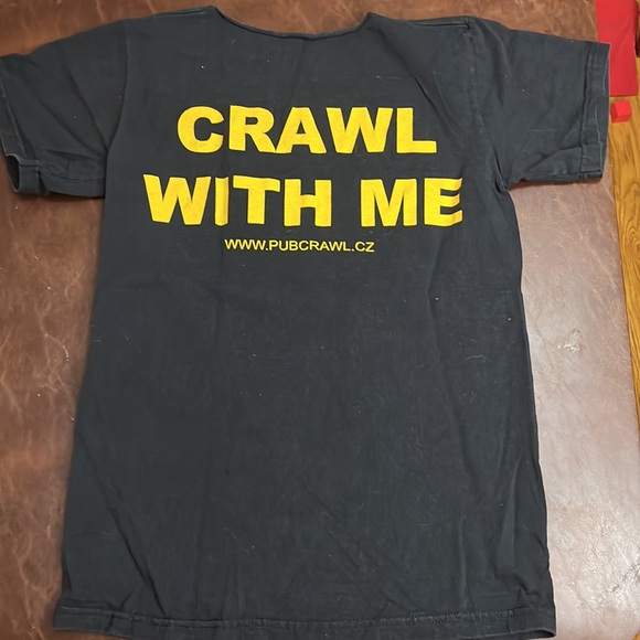 Authentic Prague pub crawl tshirt from 2010 - size small - Picture 2 of 2
